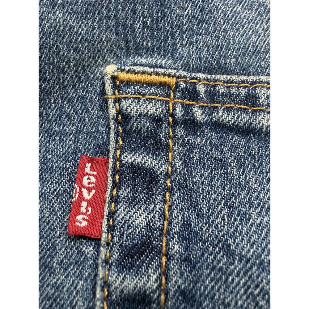 Levis 514 Straight‎ Fit Jeans Stretch Color Rinsed Blue 005141493 Men's 40x30 - Picture 6 of 14